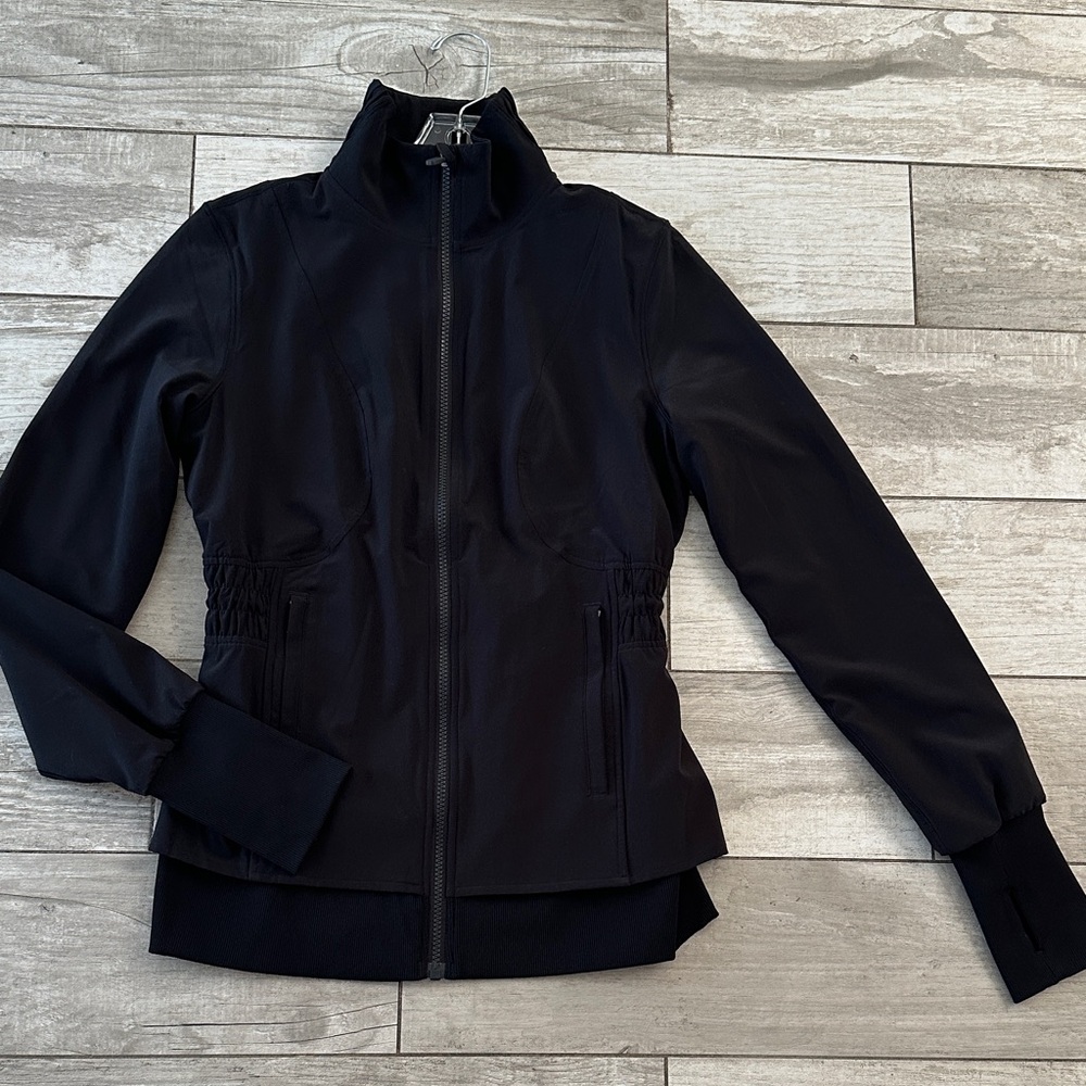 lululemon athletica Black Zip-Up Utility Jacket